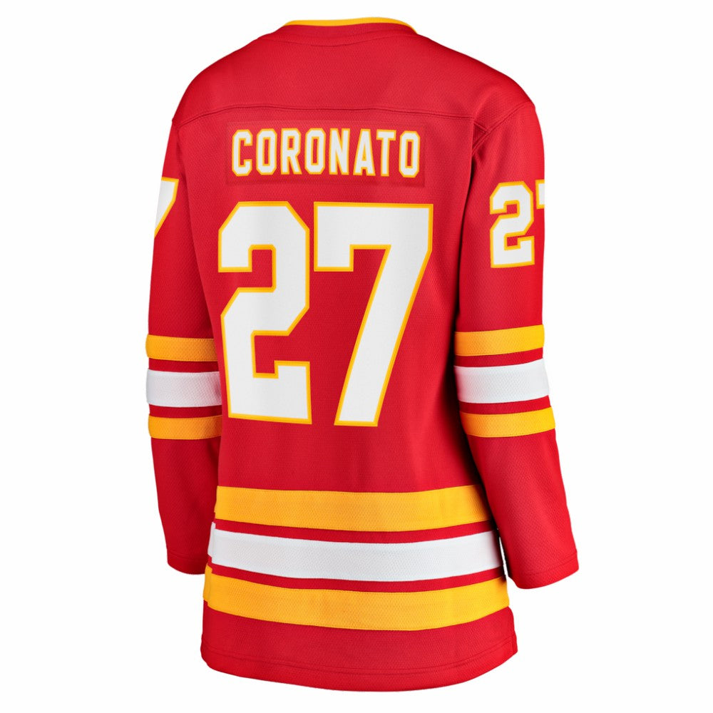 Matt Coronato Calgary Flames Fanatics Women's Home Breakaway Jersey