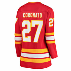 Matt Coronato Calgary Flames Fanatics Women's Home Breakaway Jersey
