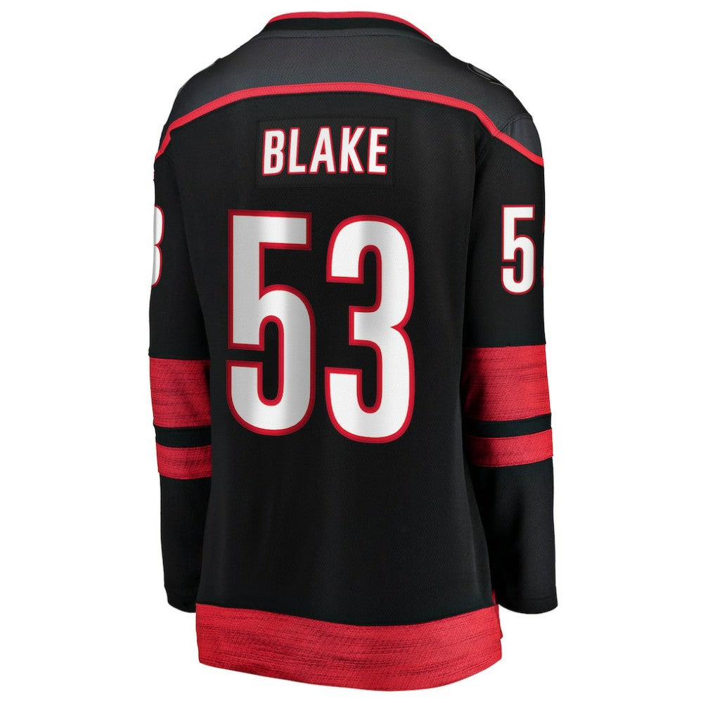Jackson Blake Carolina Hurricanes Fanatics Women's Home Breakaway Jersey