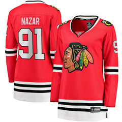 Frank Nazar Chicago Blackhawks Fanatics Women's Home Breakaway Jersey