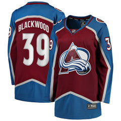 Mackenzie Blackwood Colorado Avalanche Fanatics Women's Home Breakaway Jersey