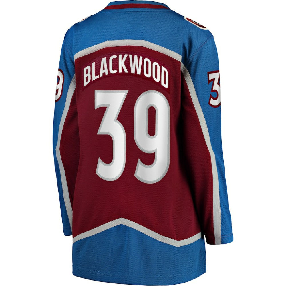 Mackenzie Blackwood Colorado Avalanche Fanatics Women's Home Breakaway Jersey
