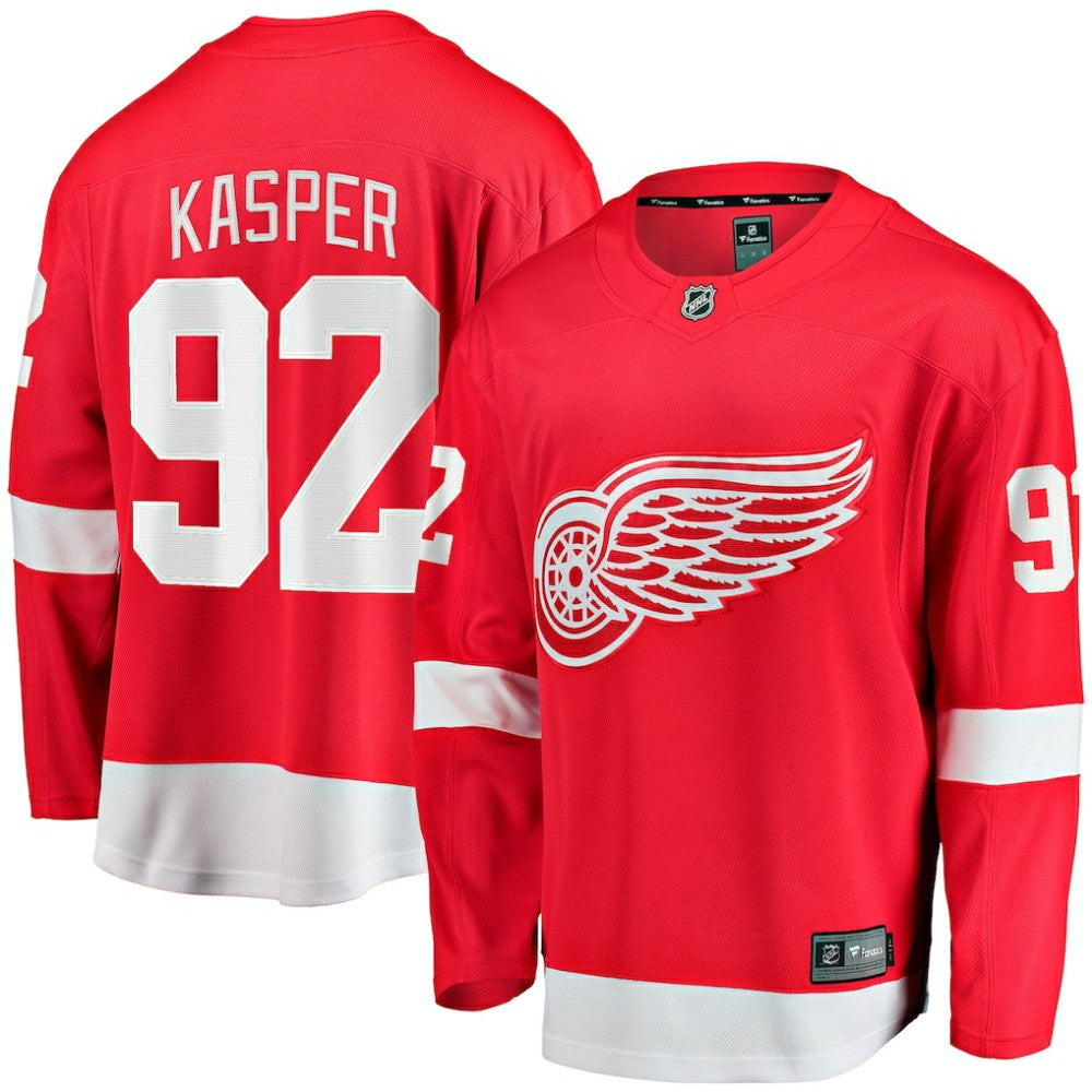 Marco Kasper Detroit Red Wings Fanatics Home Breakaway Jersey