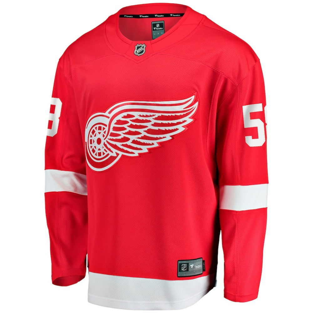 Emmitt Finnie Detroit Red Wings Fanatics Home Breakaway Jersey