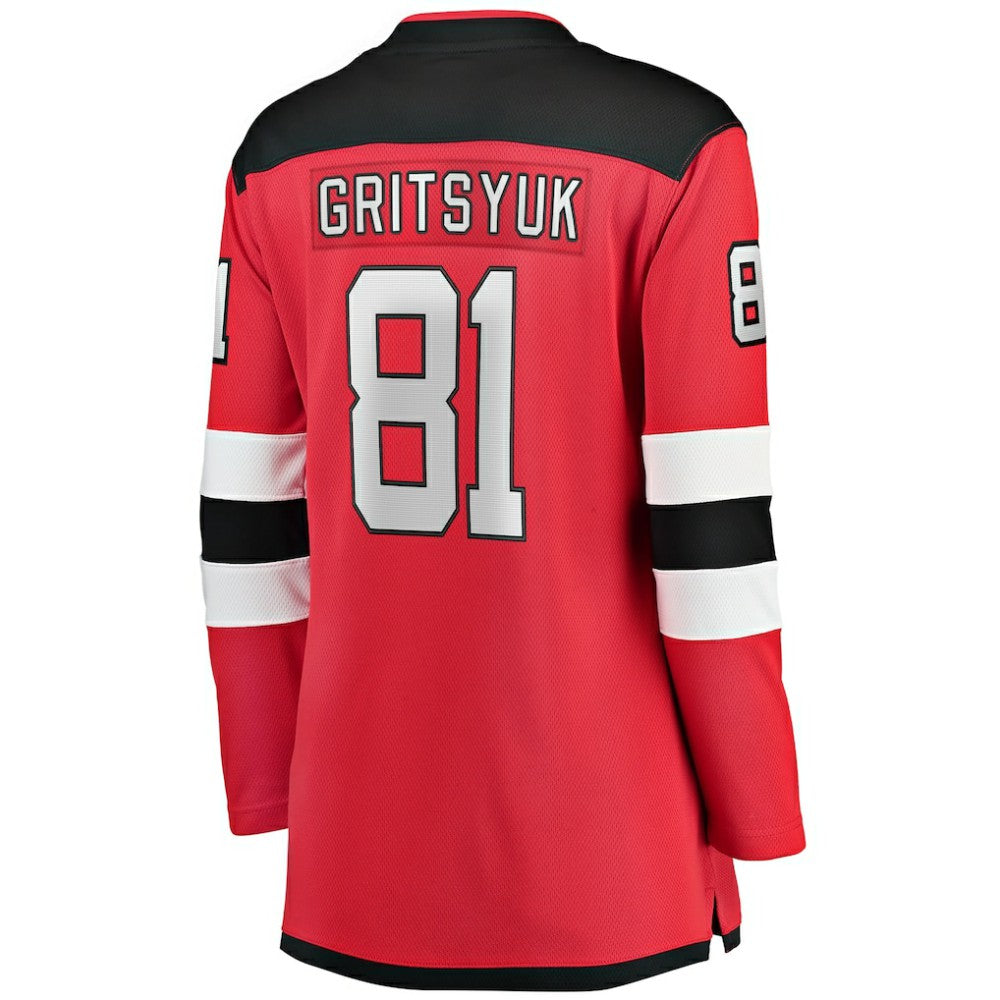 Arseny Gritsyuk New Jersey Devils Fanatics Women's Home Breakaway Jersey