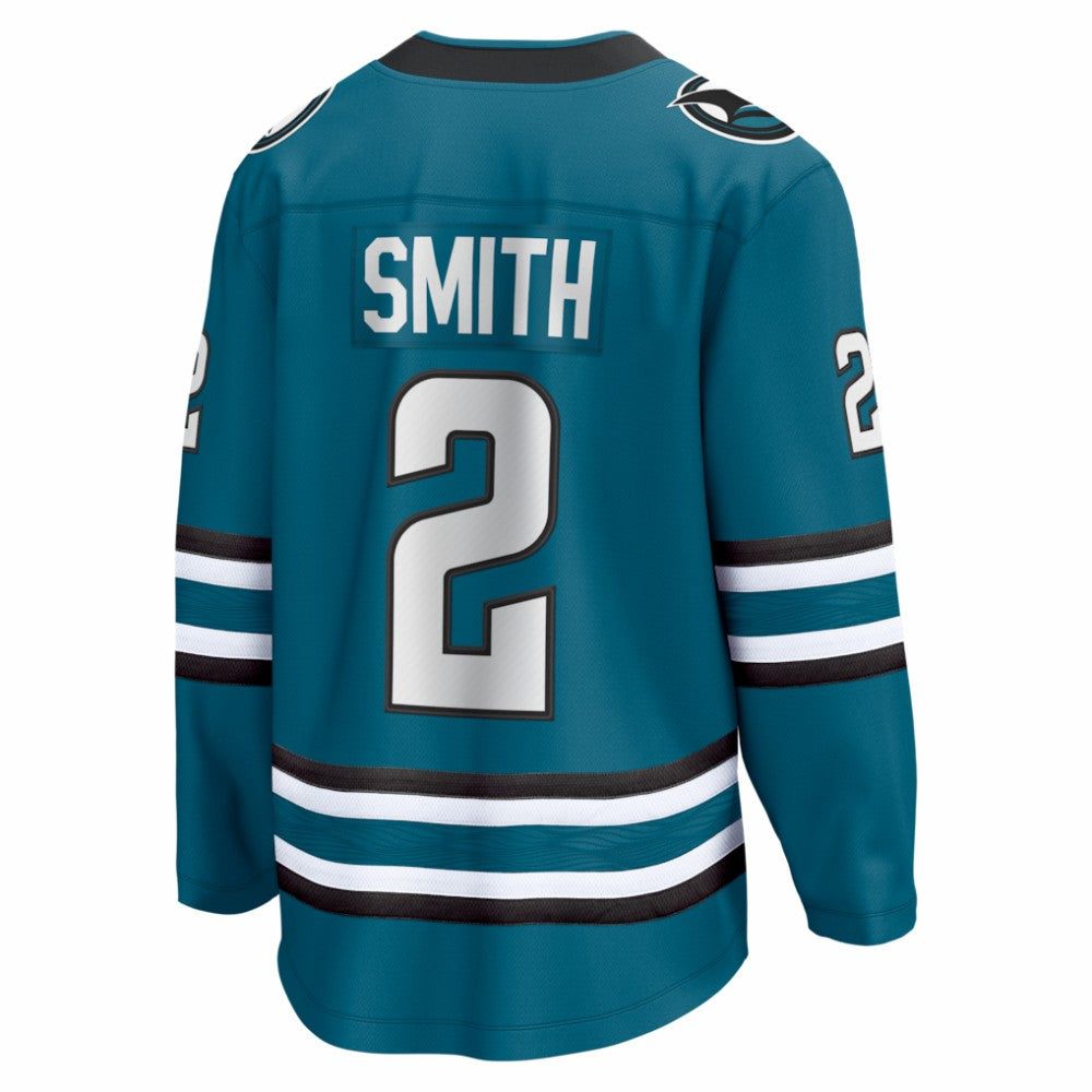 Will Smith San Jose Sharks Fanatics Home Breakaway Jersey
