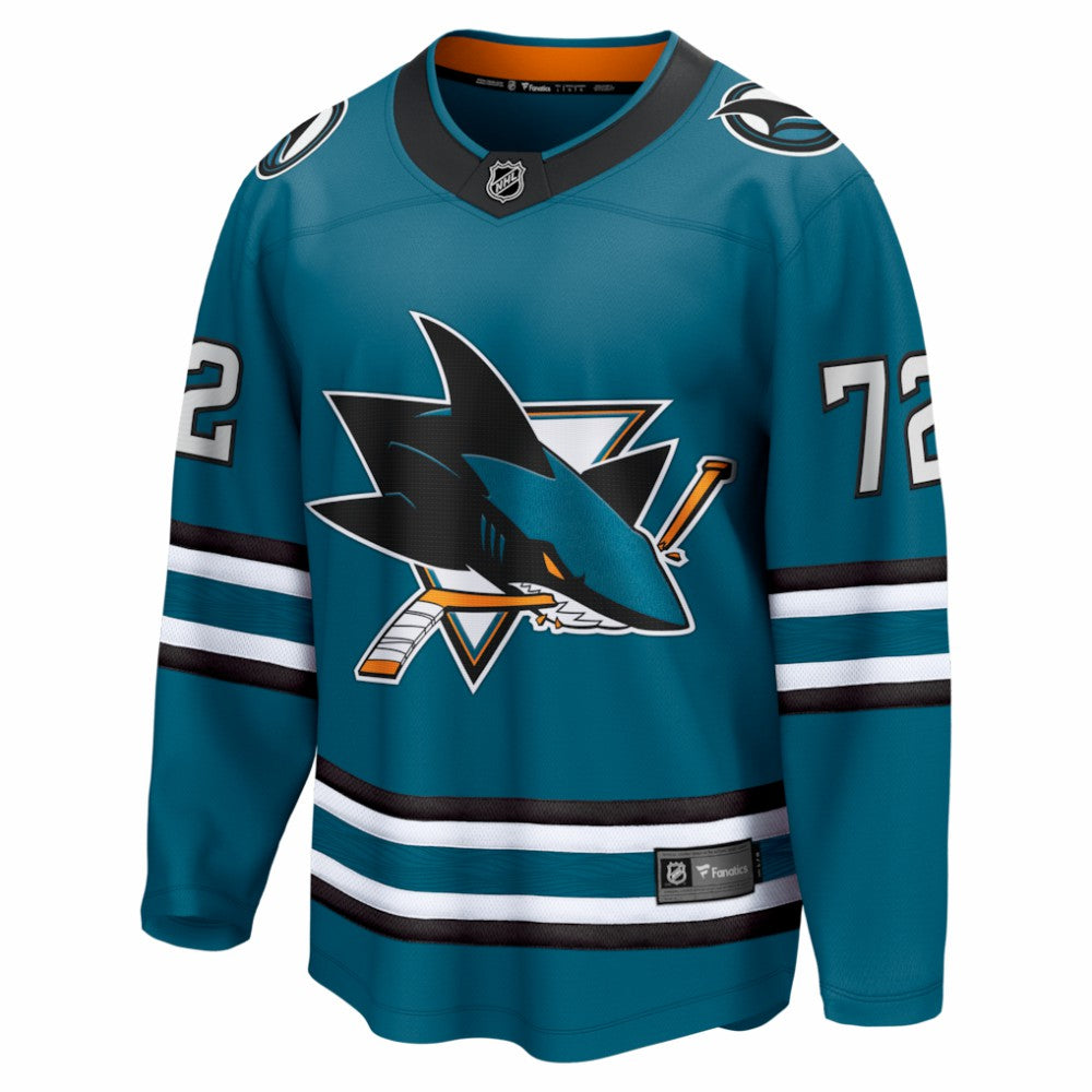 William Eklund San Jose Sharks Fanatics Home Breakaway Jersey