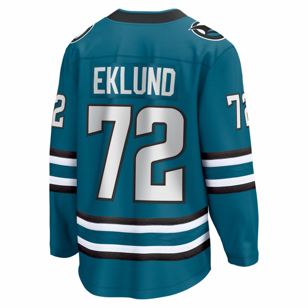 William Eklund San Jose Sharks Fanatics Home Breakaway Jersey