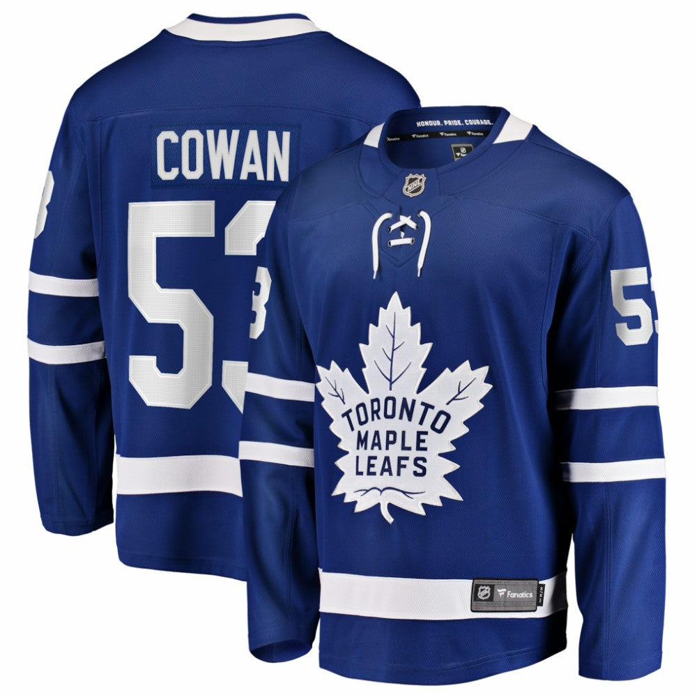 Easton Cowan Toronto Maple Leafs Fanatics Home Breakaway Jersey
