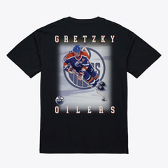 Wayne Gretzky Edmonton Oilers Mitchell & Ness Photo T-Shirt