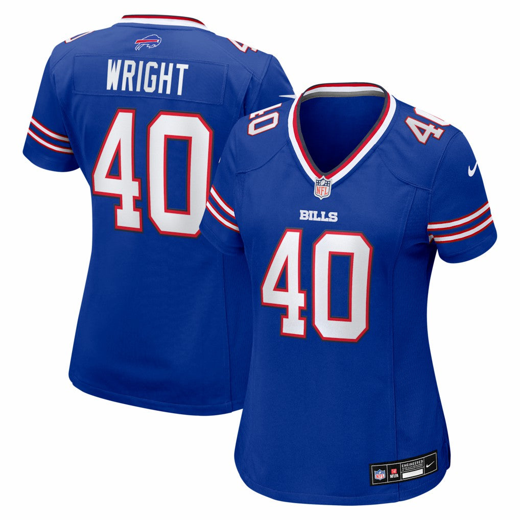 NFL Buffalo Bills Matthew Wright  Women's Team Game Jersey