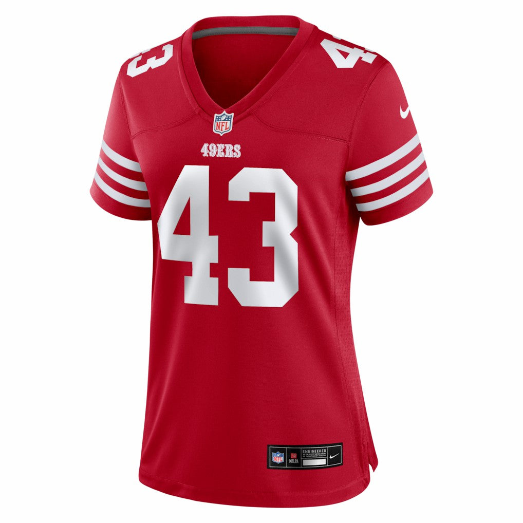 NFL San Francisco 49ers Eric Kendricks  Women's Game Jersey