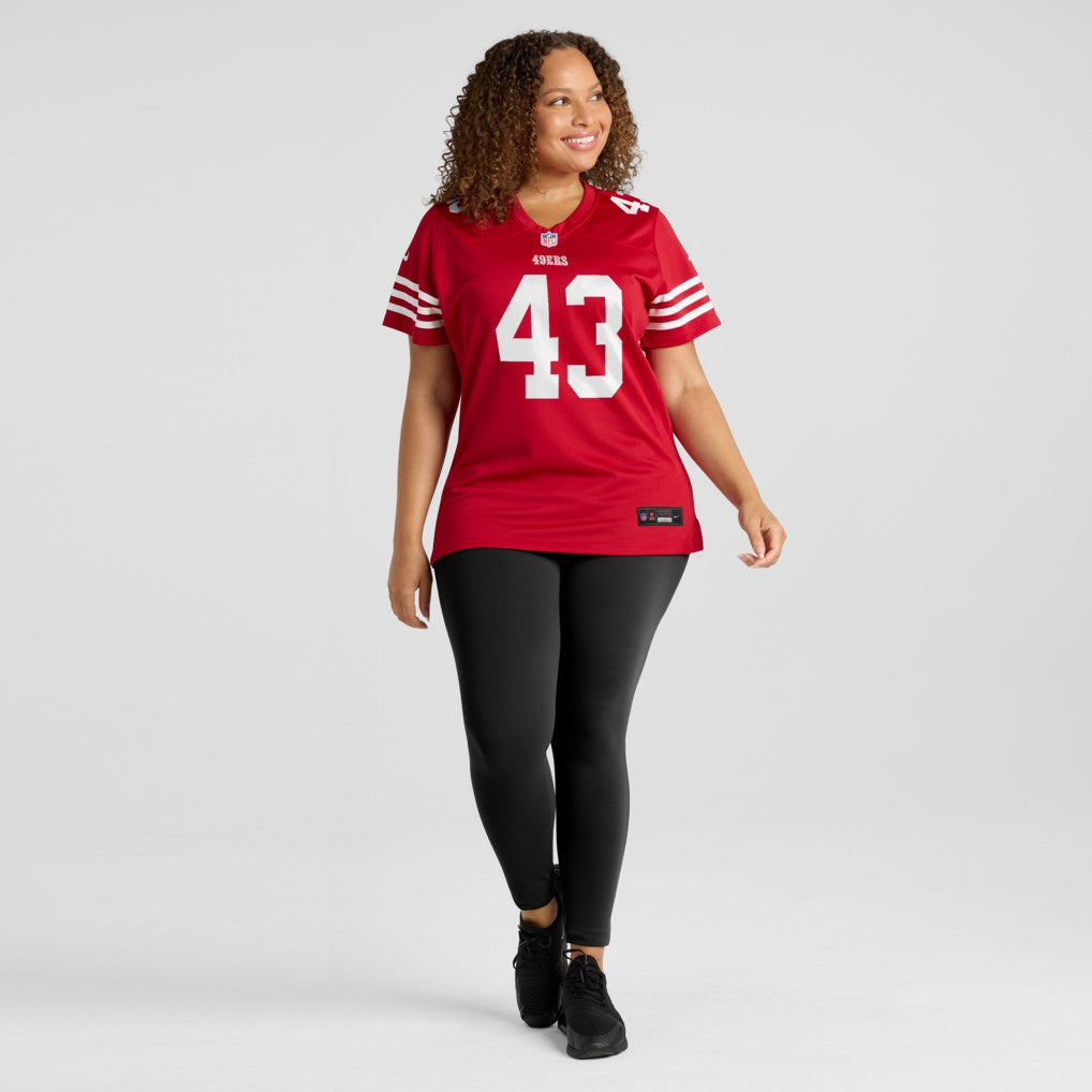 NFL San Francisco 49ers Eric Kendricks  Women's Game Jersey