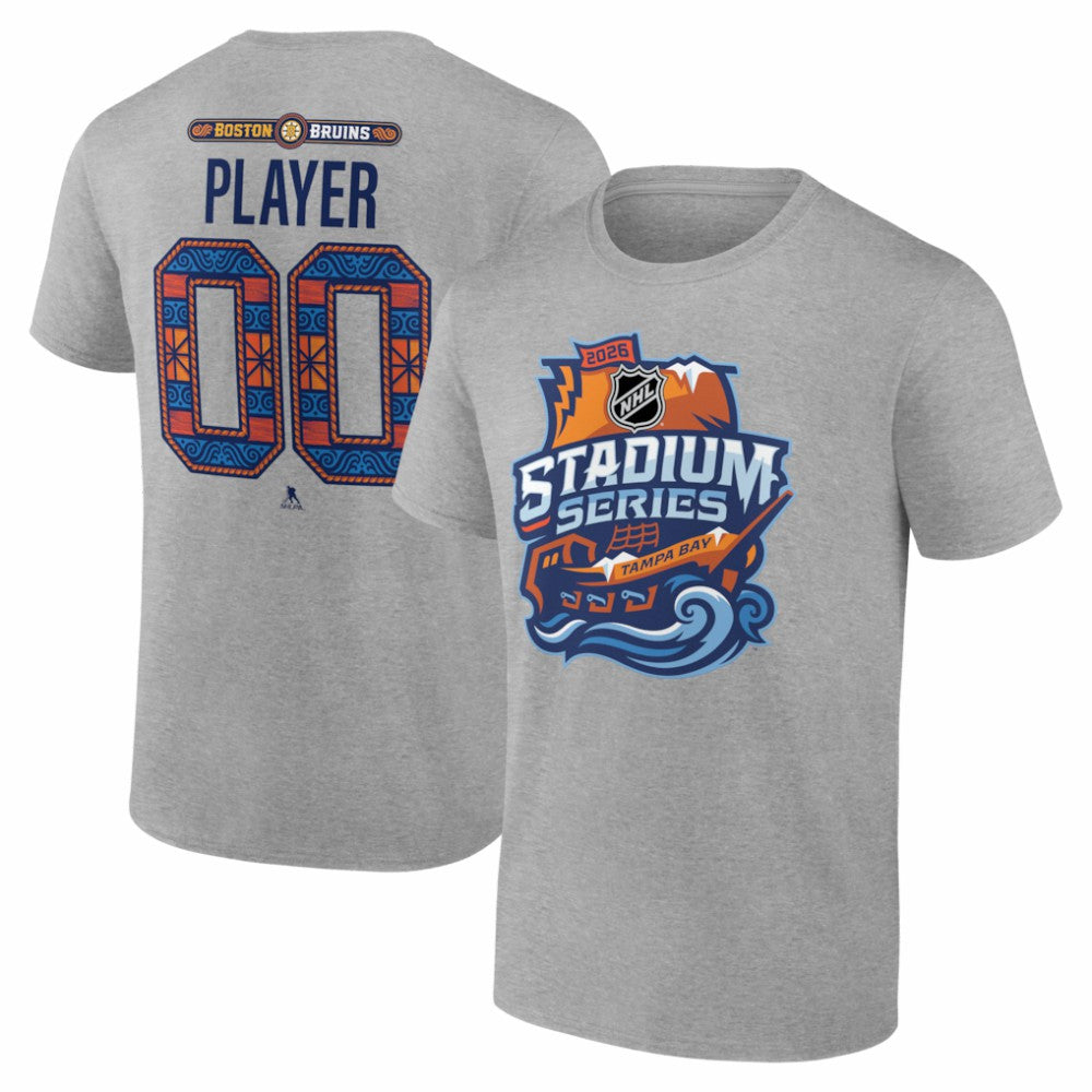 Boston Bruins 2026 NHL Stadium Series Personalized Name & Number T-Shirt