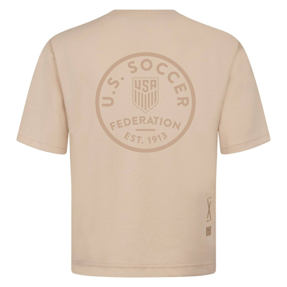 USMNT Levelwear Luxe Signature Knit Transit Tonal T-Shirt / Soccer For sale