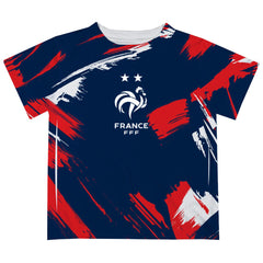 France National Team Vive La Fete Youth Paint Brush T-Shirt / Soccer Online