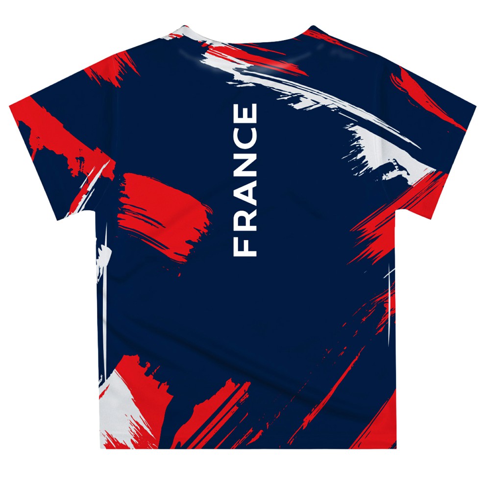 France National Team Vive La Fete Youth Paint Brush T-Shirt / Soccer Online