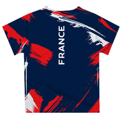 France National Team Vive La Fete Youth Paint Brush T-Shirt / Soccer Online