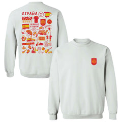 Spain National Team Vive La Fete Women's Impressions Artwork Sweatshirt / Soccer New