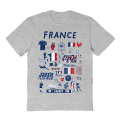France National Team Vive La Fete Women's Impressions Artwork Fitted T-Shirt / Soccer For sale