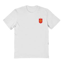 Spain National Team Vive La Fete Women's Impressions Artwork Fitted T-Shirt / Soccer Hot sale