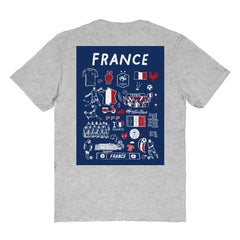 France National Team Vive La Fete Women's Impressions Artwork Fitted T-Shirt / Soccer Online