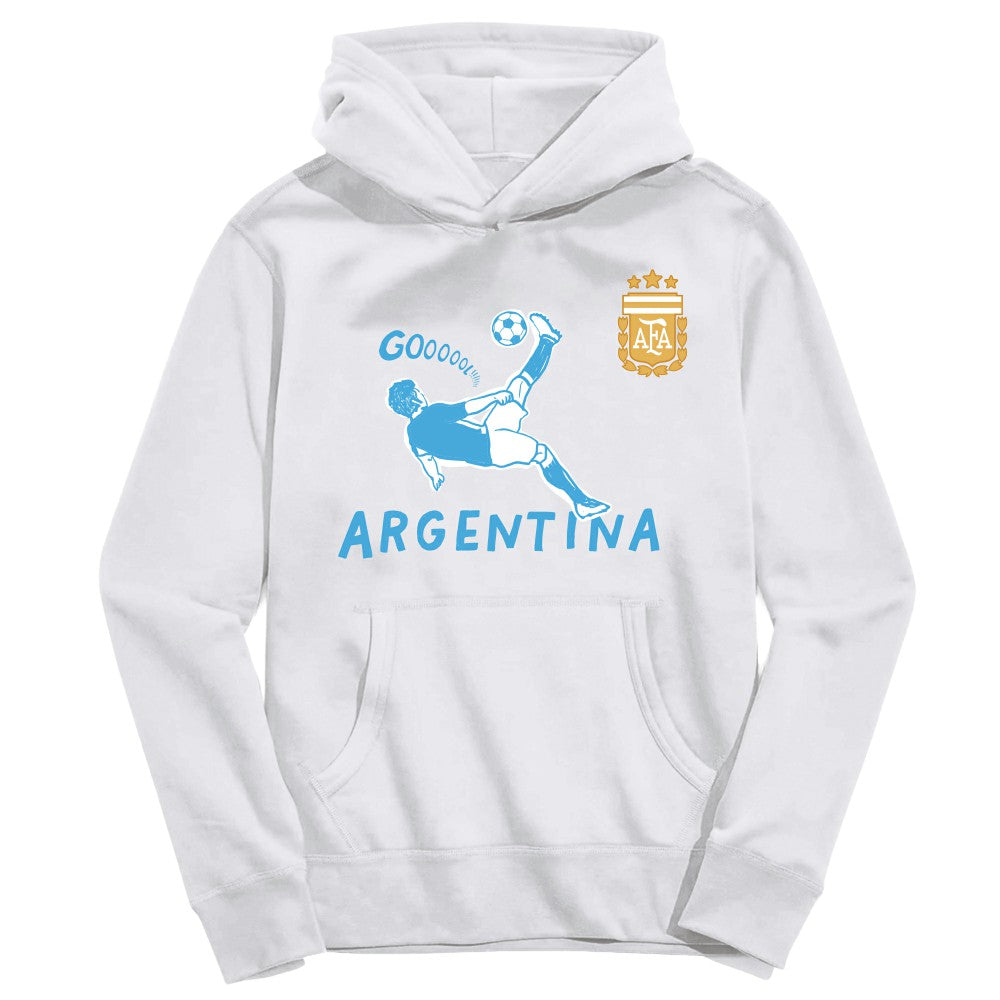 Argentina National Team Vive La Fete Youth Chilena Style Hoodie / Soccer New