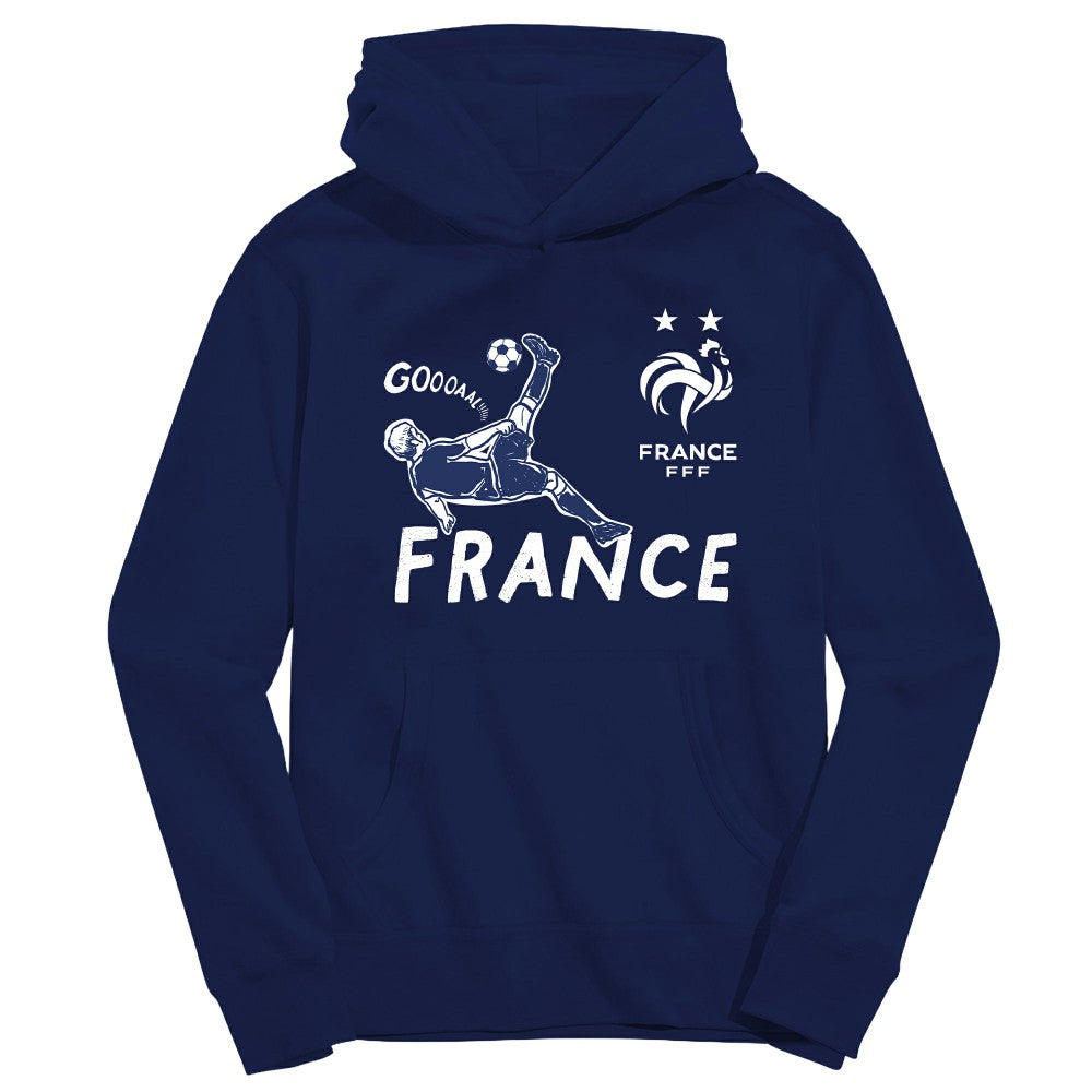 France National Team Vive La Fete Youth Chilena Style Hoodie / Soccer Outlet