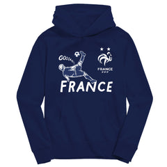France National Team Vive La Fete Youth Chilena Style Hoodie / Soccer Outlet