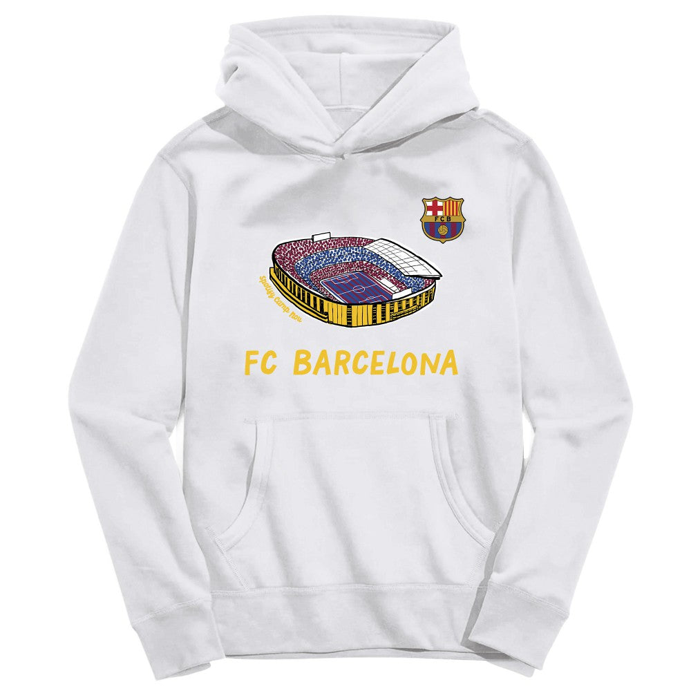 Barcelona Vive La Fete Youth Stadium Style Hoodie / Soccer Hot sale