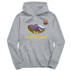Barcelona Vive La Fete Youth Stadium Style Hoodie / Soccer Outlet