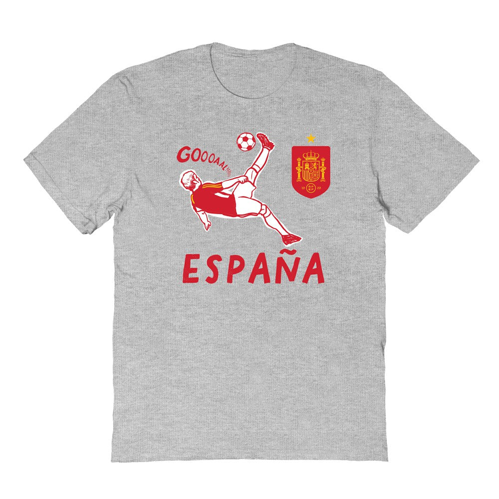 Spain National Team Vive La Fete Youth Chilena Style T-Shirt / Soccer Sale