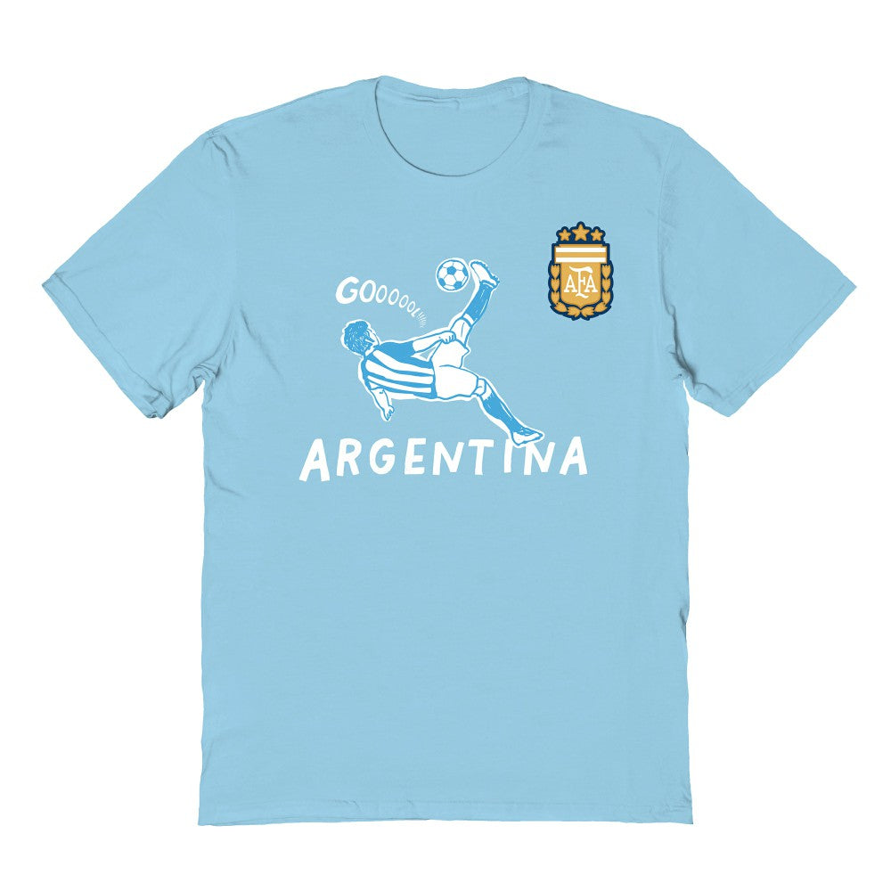 Argentina National Team Vive La Fete Youth Chilena Style T-Shirt / Soccer Hot sale