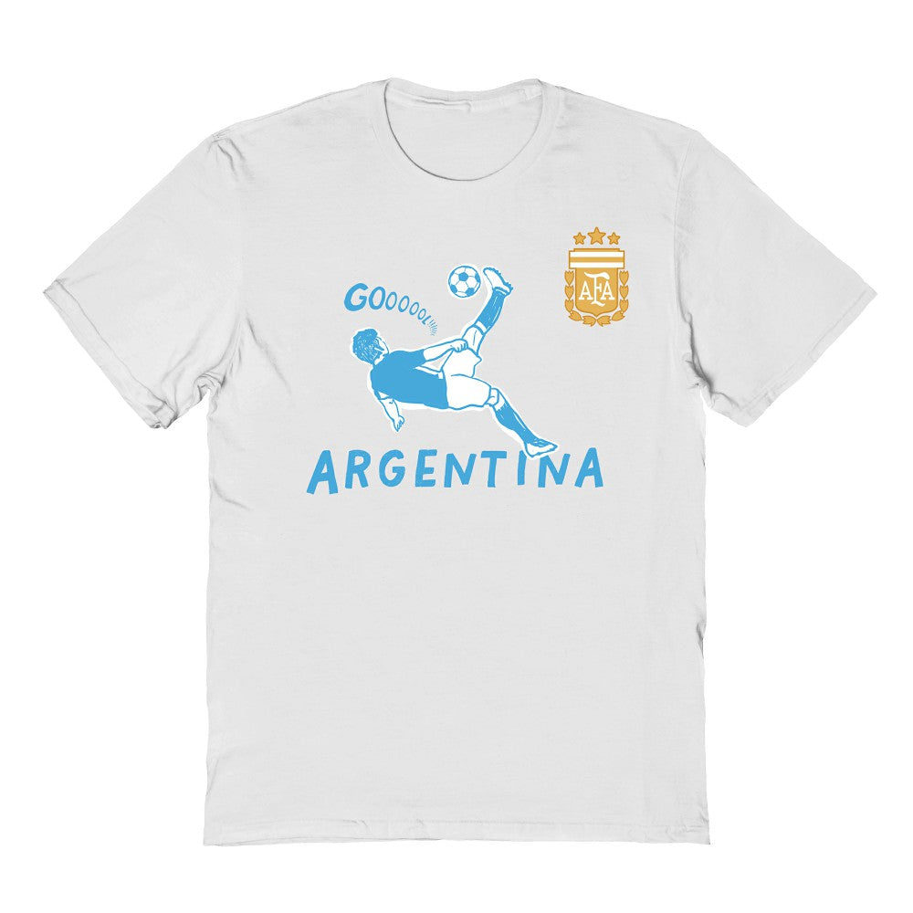 Argentina National Team Vive La Fete Youth Chilena Style T-Shirt / Soccer Online