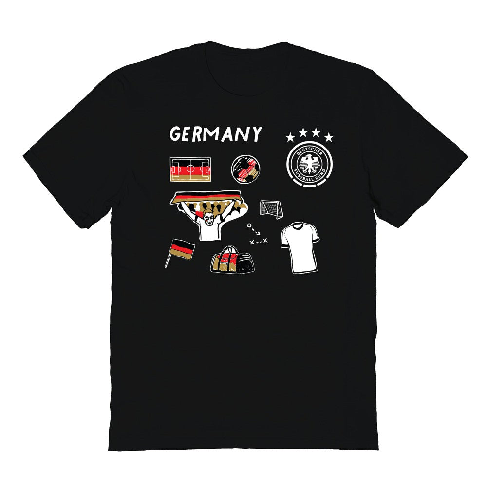 Germany National Team Vive La Fete Youth Impressions Icons T-Shirt / Soccer New