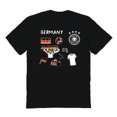 Germany National Team Vive La Fete Youth Impressions Icons T-Shirt / Soccer New