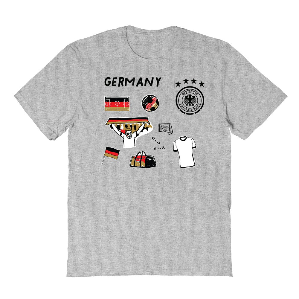 Germany National Team Vive La Fete Youth Impressions Icons T-Shirt / Soccer On sale