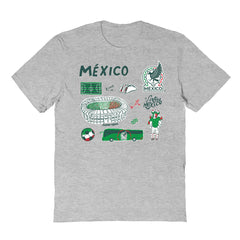 Mexico National Team Vive La Fete Youth Impressions Icons T-Shirt / Soccer For sale