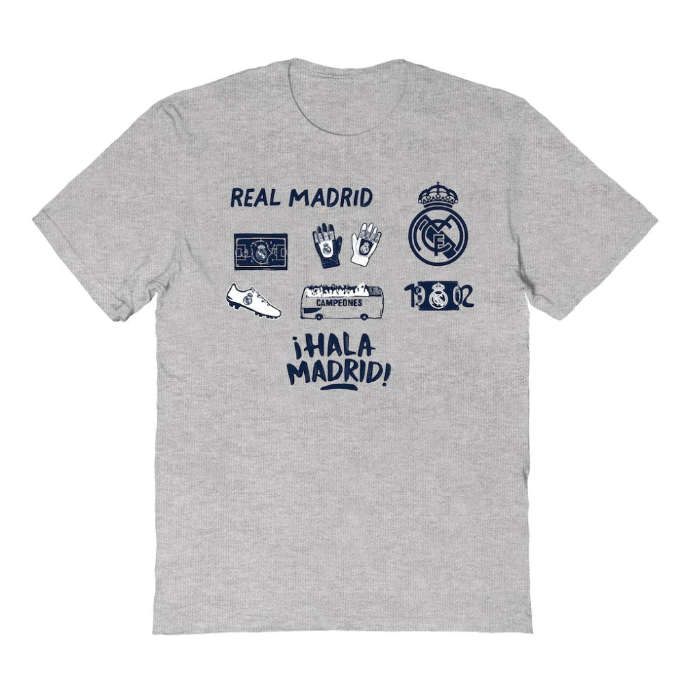 Real Madrid Vive La Fete Youth Impressions Icons T-Shirt / Soccer Online