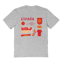 Spain National Team Vive La Fete Youth Impressions Icons T-Shirt / Soccer Hot sale