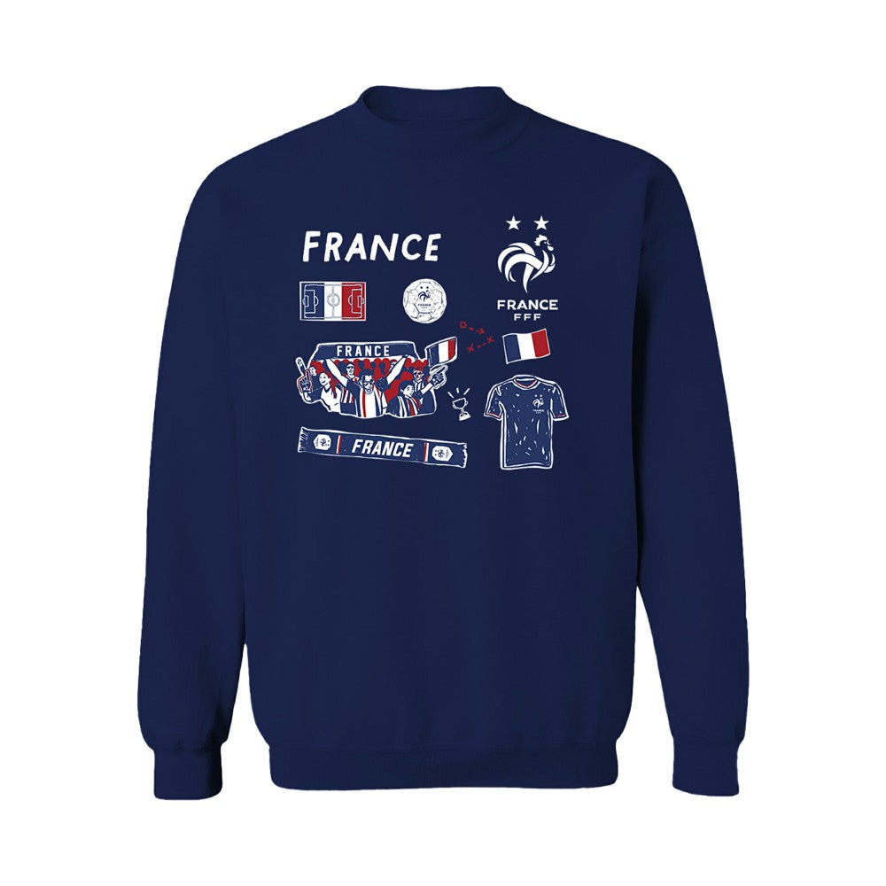 France National Team Vive La Fete Women's Impressions Icons Sweatshirt / Soccer For sale
