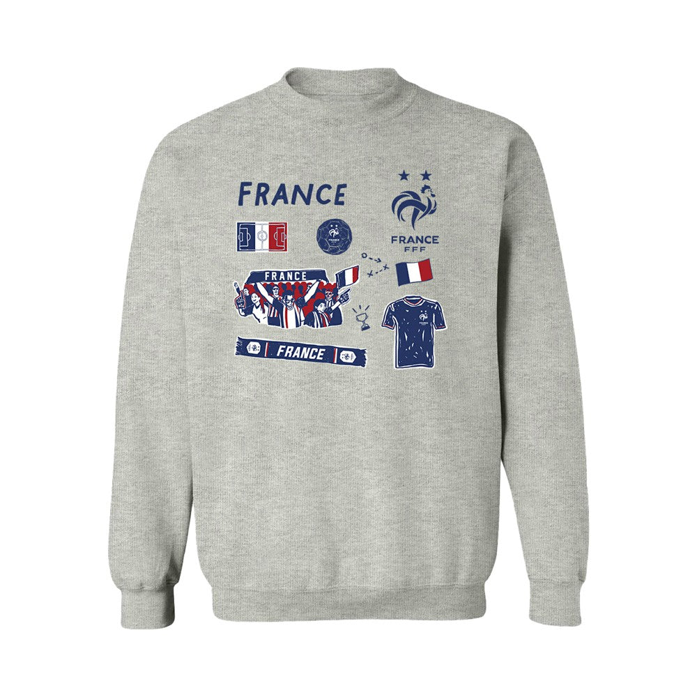 France National Team Vive La Fete Women's Impressions Icons Sweatshirt / Soccer New