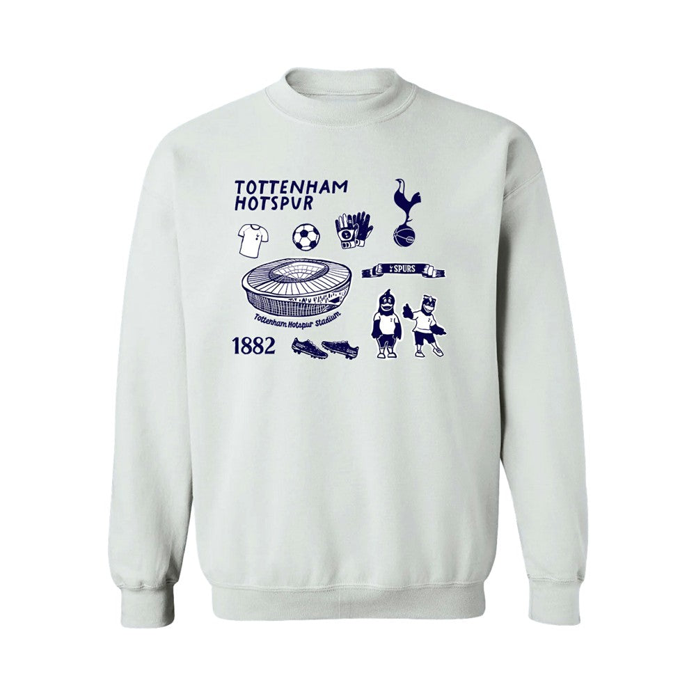 Tottenham Hotspur Vive La Fete Women's Impressions Icons Sweatshirt / Soccer For sale