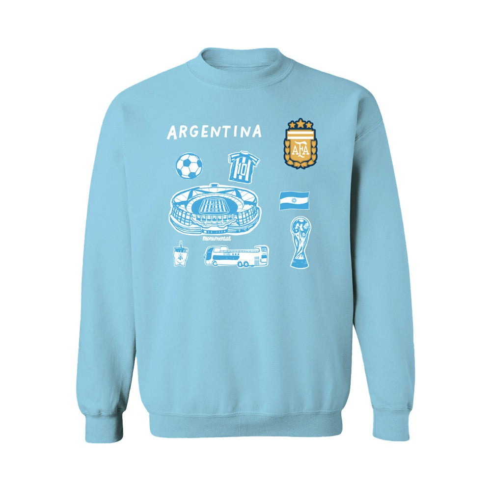 Argentina National Team Vive La Fete Women's Impressions Icons Sweatshirt / Soccer Outlet