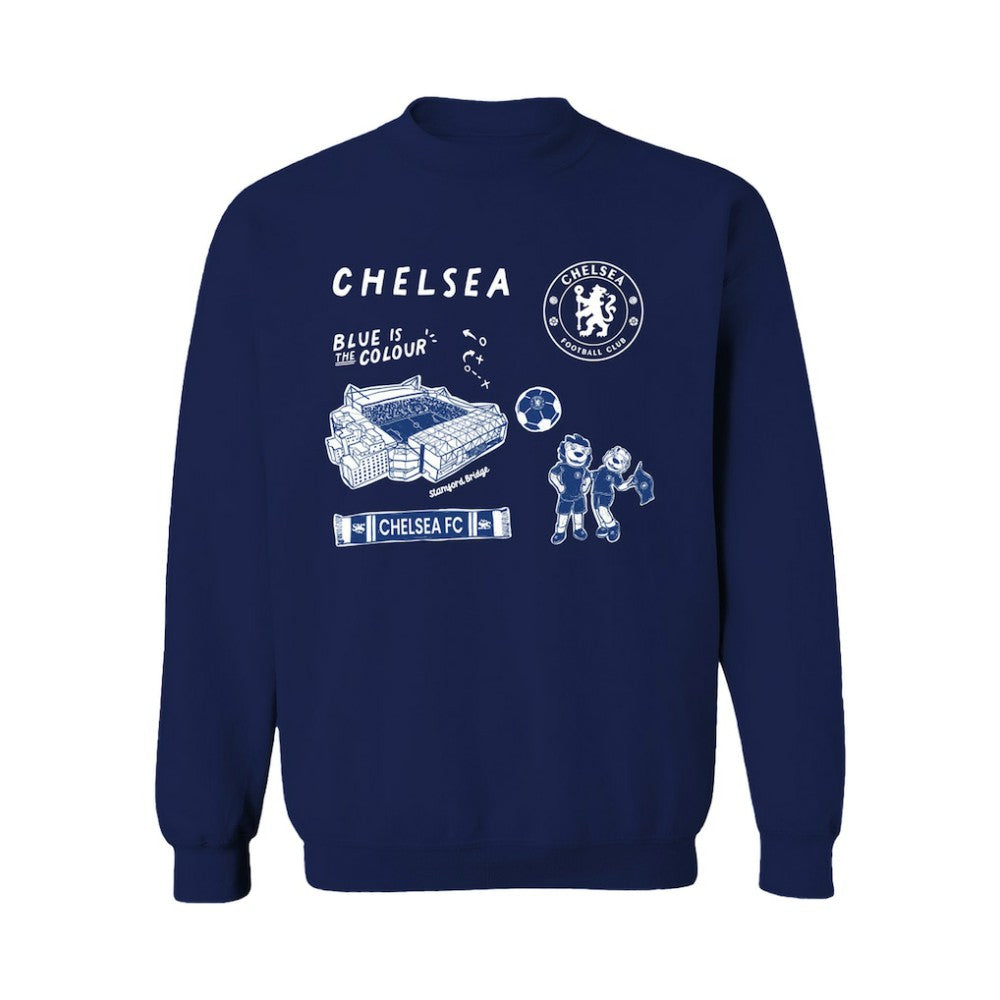 Chelsea Vive La Fete Women's Impressions Icons Sweatshirt / Soccer For sale