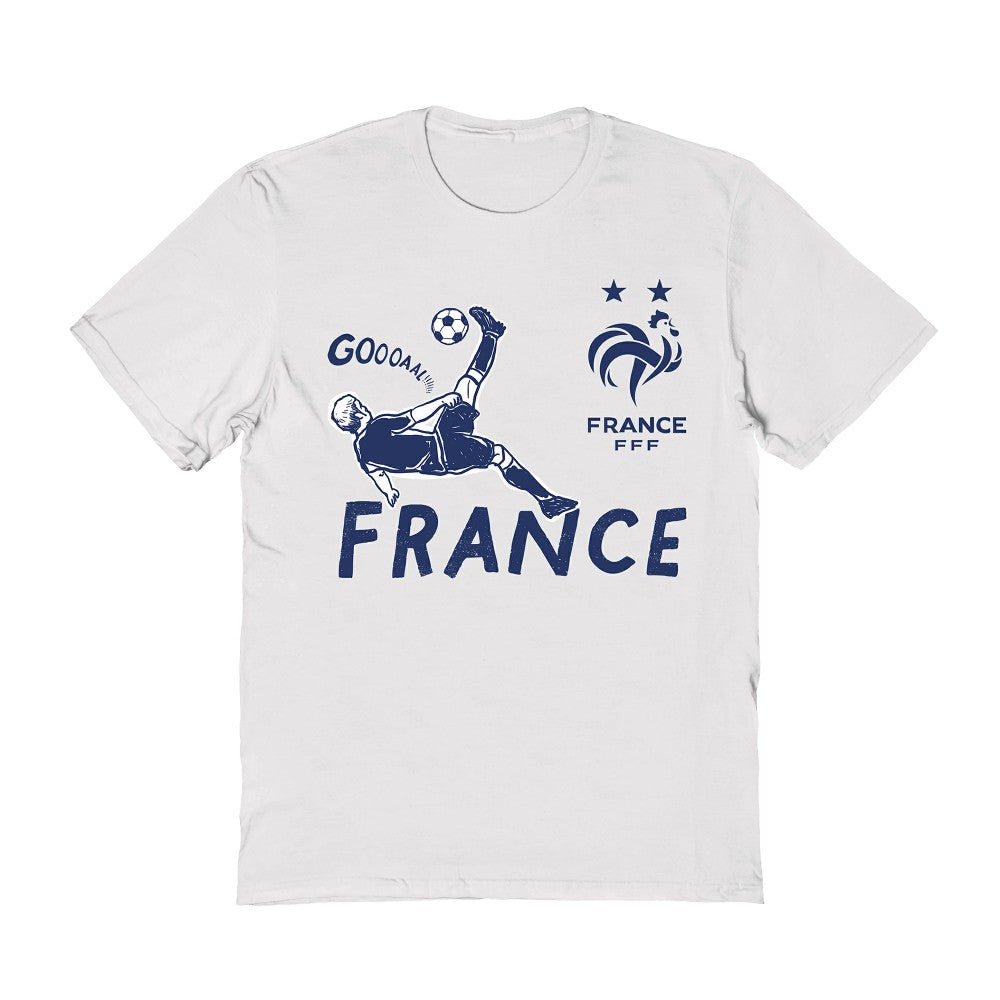 France National Team Vive La Fete Women's Chilena Style T-Shirt / Soccer Sale