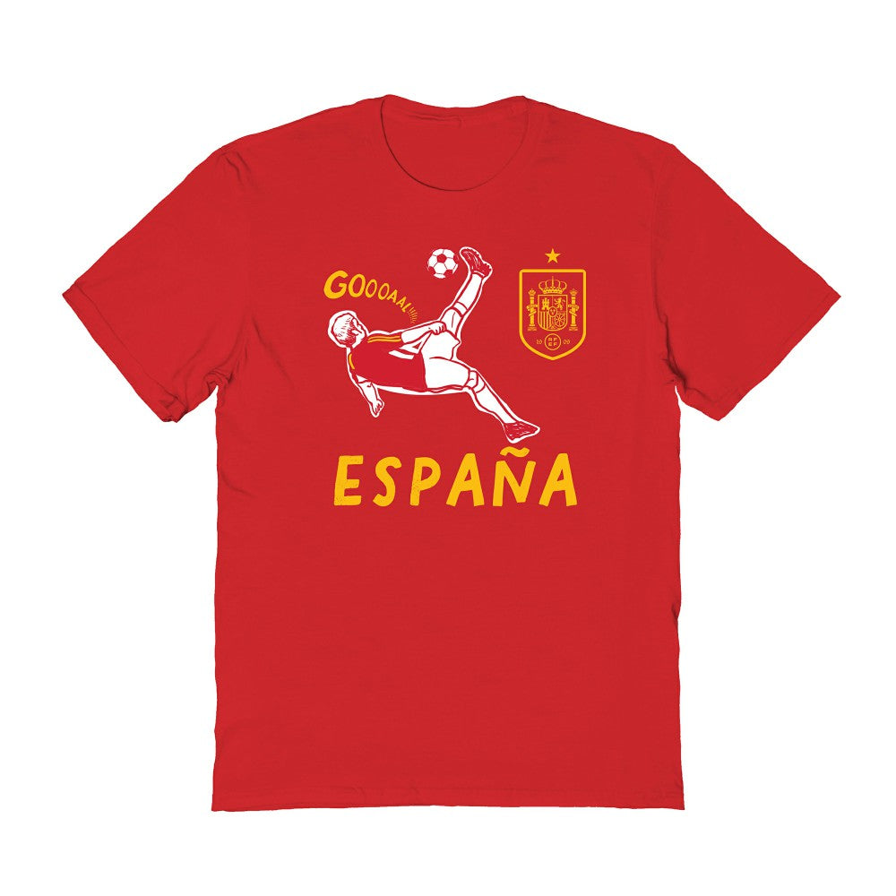 Spain National Team Vive La Fete Women's Chilena Style T-Shirt / Soccer Outlet