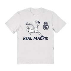 Real Madrid Vive La Fete Women's Chilena Style T-Shirt / Soccer On sale