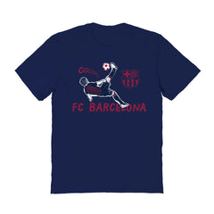 Barcelona Vive La Fete Women's Chilena Style T-Shirt / Soccer For sale