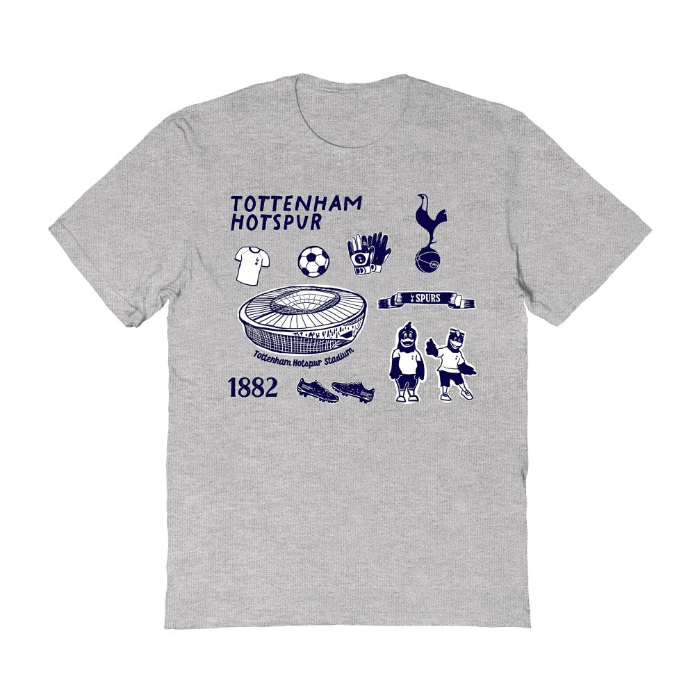 Tottenham Hotspur Vive La Fete Women's Impressions Icons T-Shirt / Soccer On sale